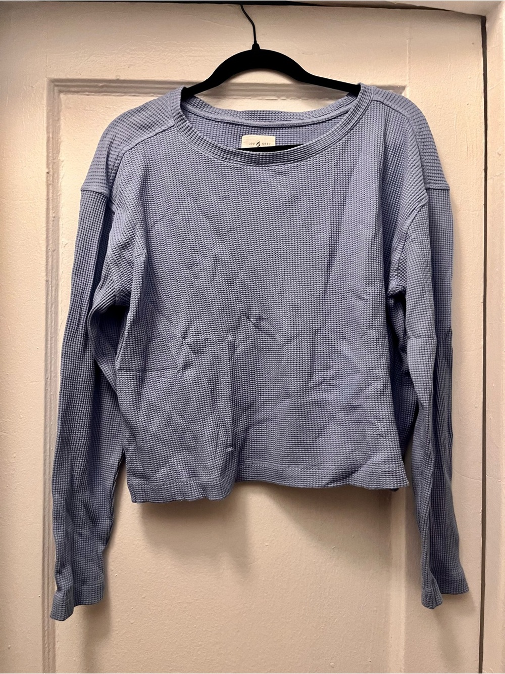 Lou & Grey Waffle Knit Long Sleeve Tee